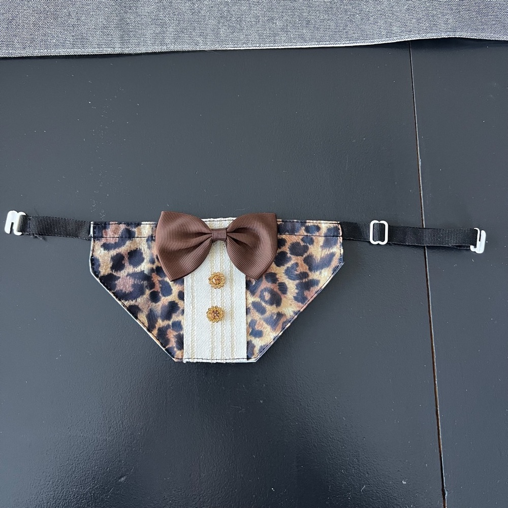 Dog Leopard Faux Tux